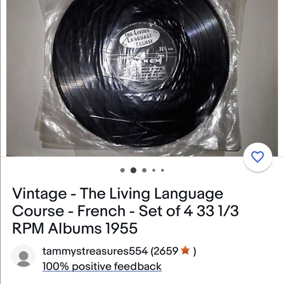 Learn French at home, four manuals and four albums never opened an well stored - Picture 6 of 15